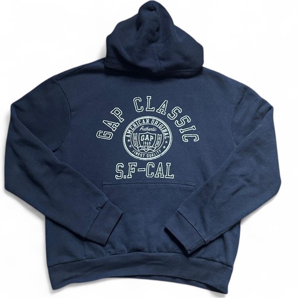 Navy Gap Hoodie. Size Medium - Picture 1 of 3